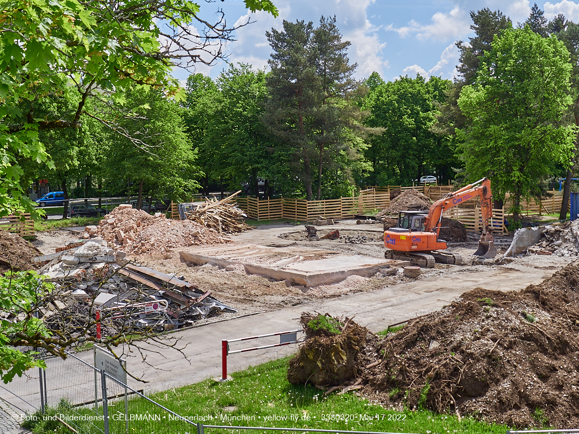 17.05.2022 - Baustelle am Haus für Kinder in Neuperlach